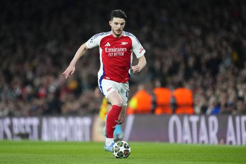 Declan Rice in action for Arsenal || Imago