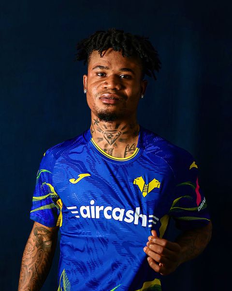 Gift Orban switches to Serie A. (Photo Credit: Hellas Verona/X)