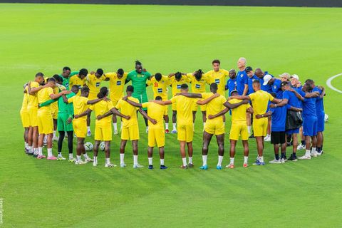 Benin Republic players and staff