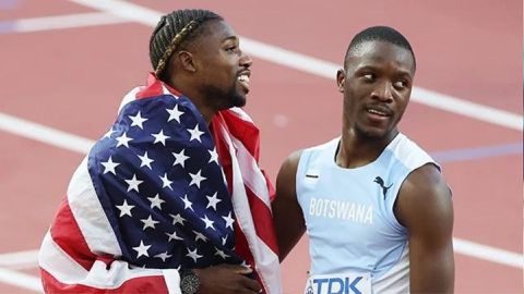 Noah Lyles and Letsile Tebogo rivalry