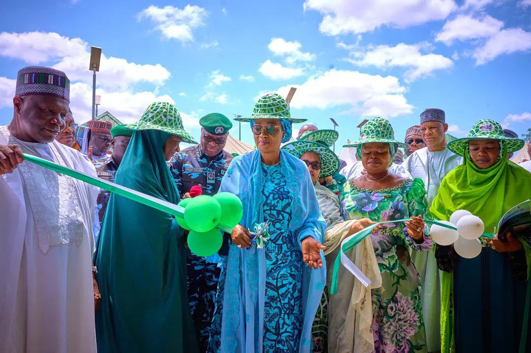 First Lady commissions 100-bed health facility in Gombe