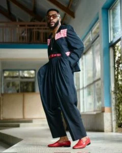 Ebuka Obi-Uchendu fashion tribute to Sir Shina Peters