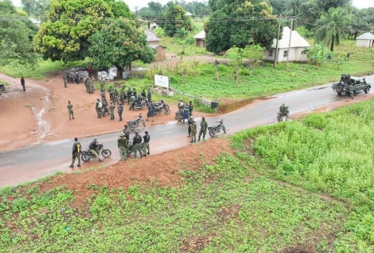 PICTORIAL: Troops Burst 11 Bandits’ Enclaves, Recover Weapons In Taraba