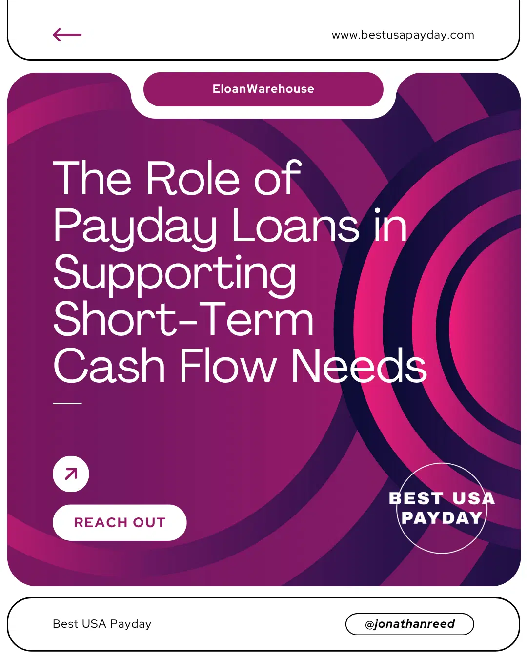 The Role of Payday Loans in Supporting Short-Term Cash Flow Needs
