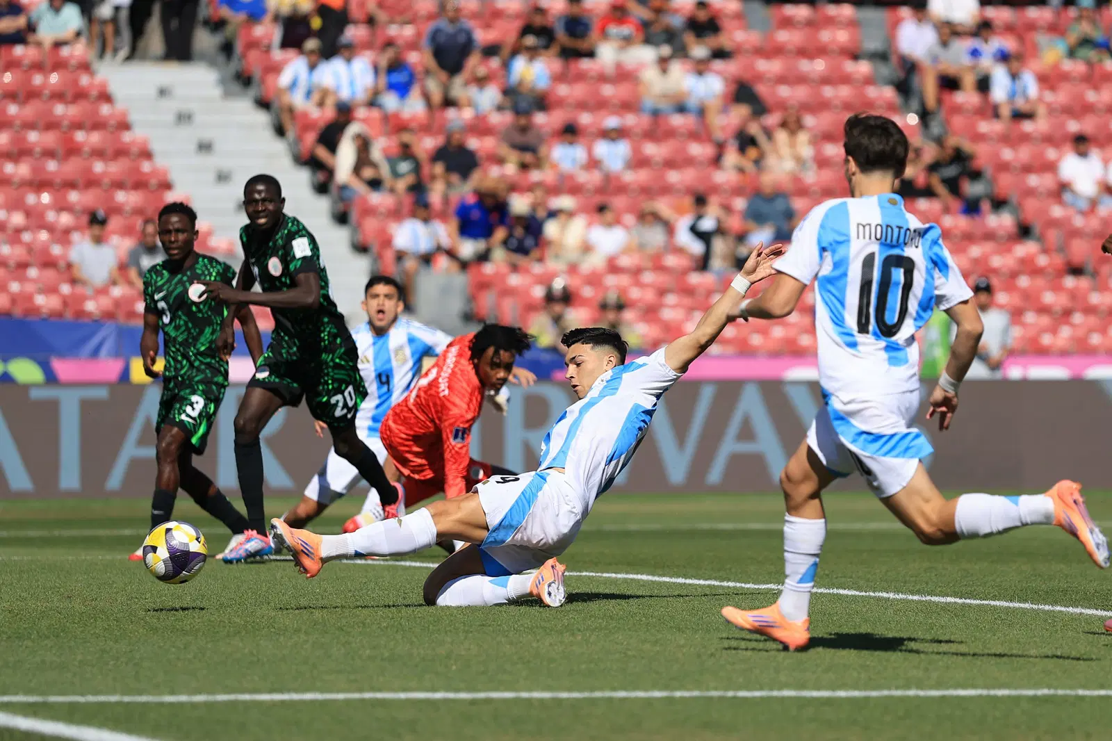U-20 WC: Argentina lead 2-0 as Nigeria struggle to find their rhythm at halftime