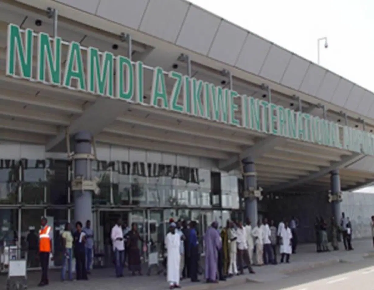 Lady faints at Abuja airport after fight with sister over missed flight