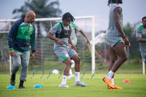 Super Eagles players enjoying training session ahead of World Cup qualifier