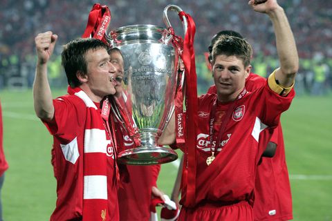 Steven Gerrard & Vladimir Smicer Ac Milan V Liverpool, Champions League Final 2005 Champions League Final Istanbul,Turkey 25 May 2005 Copyright: Allstar RichardxSelle