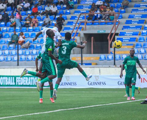 Joseph Arumala scoring the second goal.