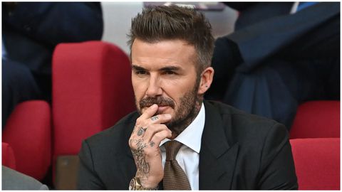 Manchester United legend David Beckham. || Imago