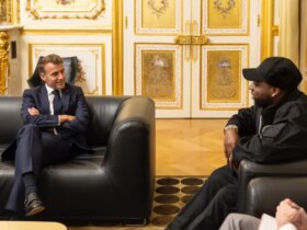 Davido reveals purpose of his meeting with French President Macron
