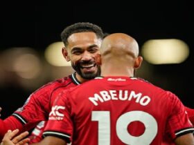 EPL: Man United seal third straight win with 4-2 victory over Brighton