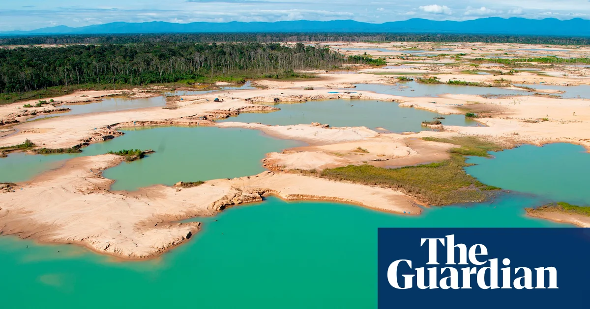 Illegal gold mining clears 140,000 hectares of Peruvian Amazon