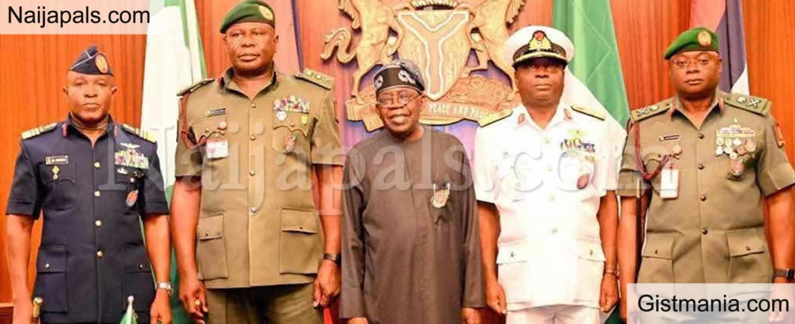 Meet The Service Chiefs Newly Appointed By President Tinubu