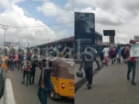Peaceful Protest In Umuahia As Youths Demand Nnamdi Kanu’s Freedom