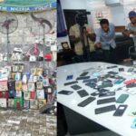 Police Bust Tricycle Robbery Gang in Uyo, Recover 72 Stolen Phones And Household Items (Photos)