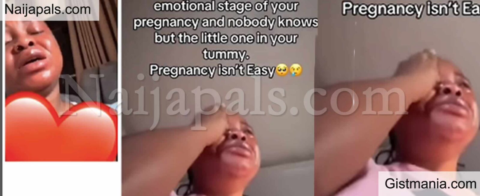 Pregnancy Isn’t Easy o - Pregnant Nigerian Lady In Tears as She Laments Her Struggles (VID)