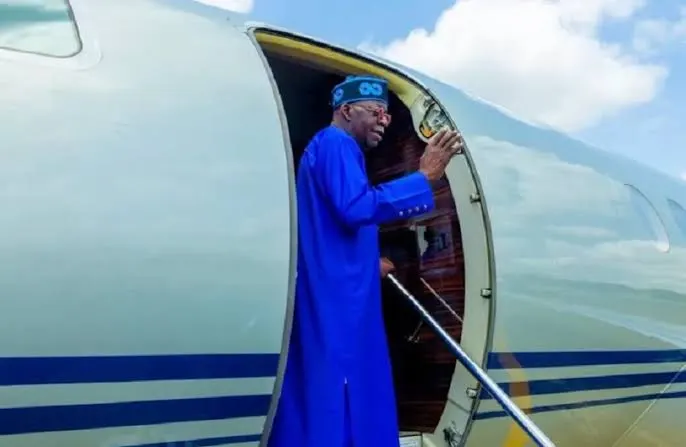 Tinubu departs Abuja for Rome to attend security summit