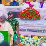 Tinubu preaches love, unity at Mama Lydia's funeral in Jos