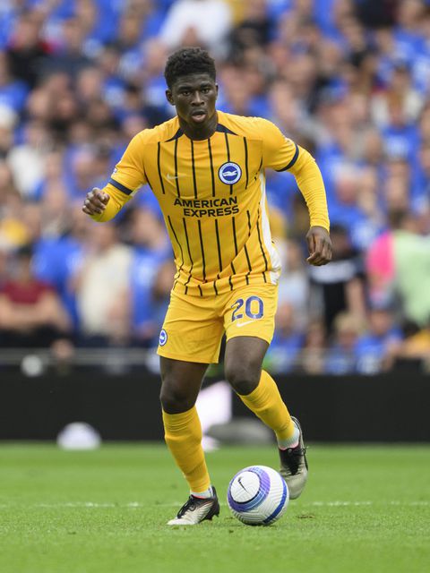 Carlos Baleba in action