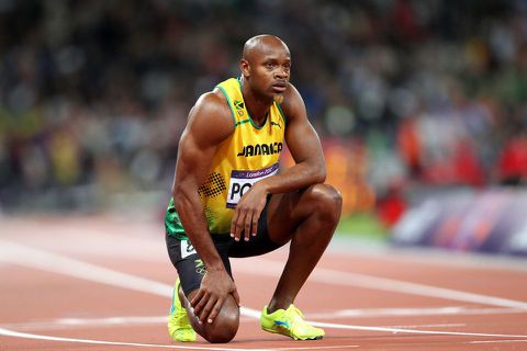 Asafa Powell sprinting
