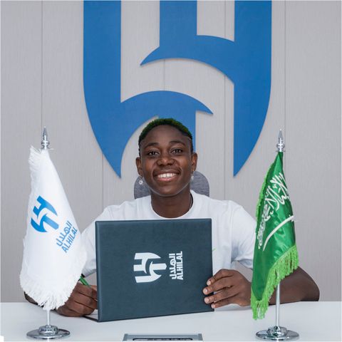 Asisat Oshoala named Player of the Month in Saudi Arabia