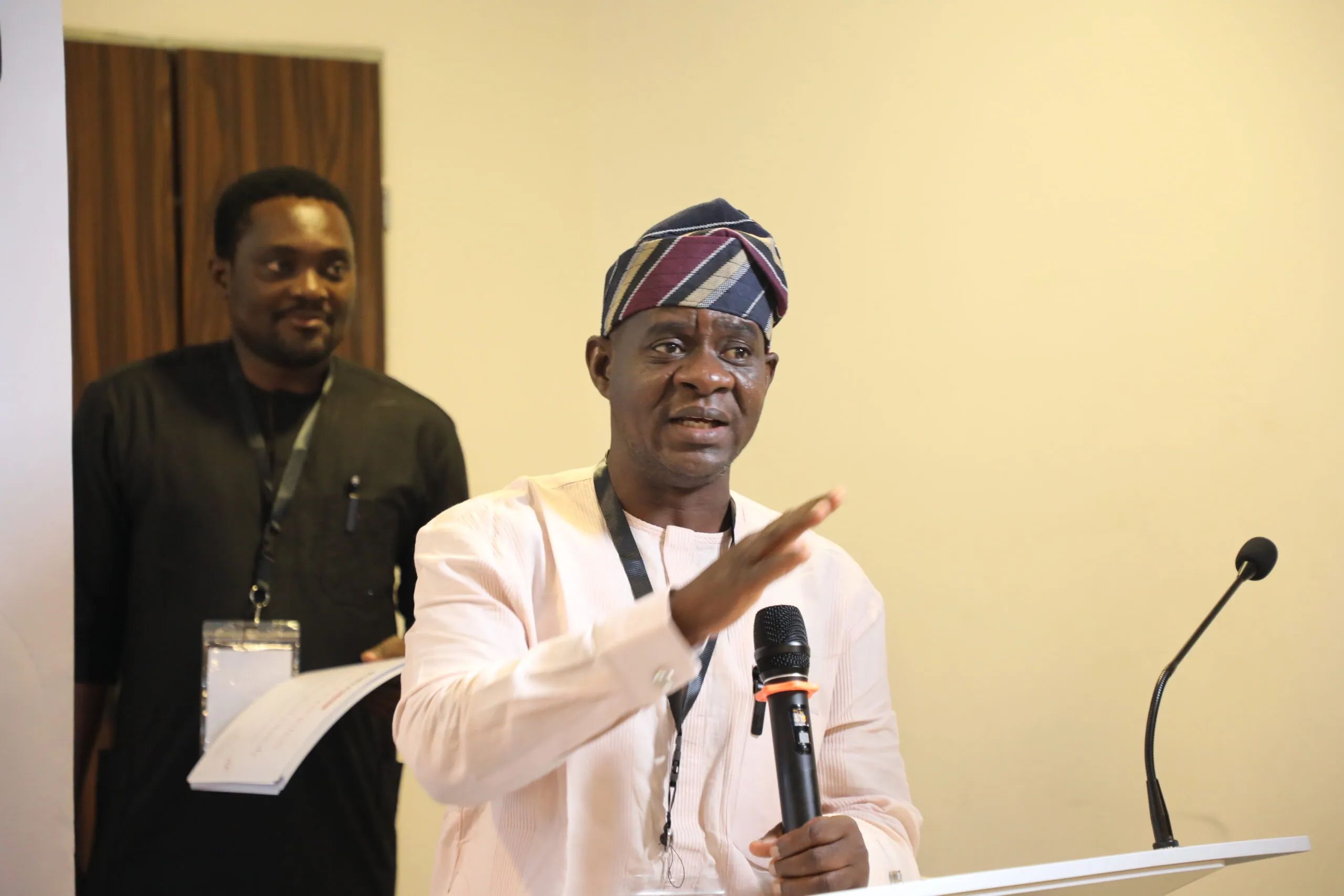 Musikilu Mojeed, the editor-in-chief of Premium Times during the training