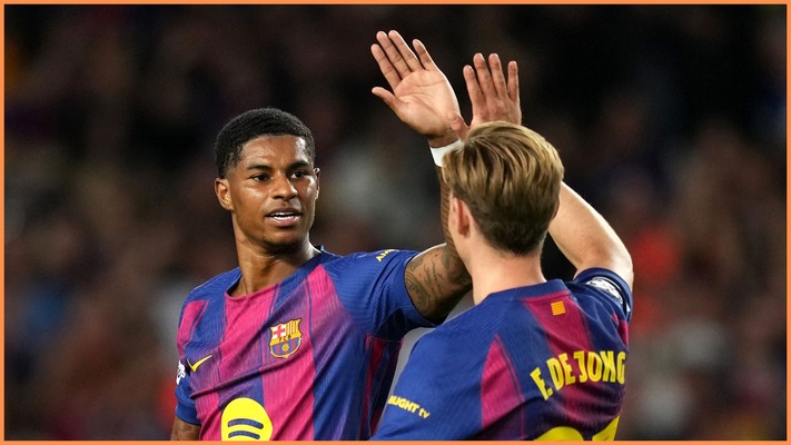 Rashford on target as Barcelona crush Elche