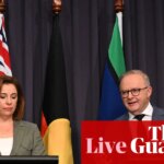 Australia news live: Albanese defends Anika Wells over reports of taxpayer-funded travel expenses; 20 fires still uncontained in NSW