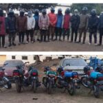 Police arrest 15 suspects posing as commercial motorcyclists in Plateau