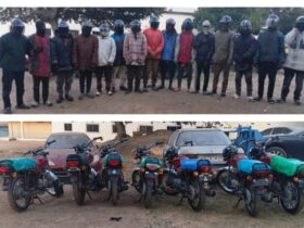 Police arrest 15 suspects posing as commercial motorcyclists in Plateau