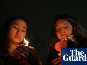 Rhode Island governor says officials working hard to catch Brown shooter