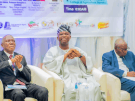 Senator Abiru highlights SAIL's success story at LASUSTECH Research Fair