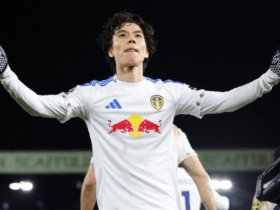 Tanaka volley earns Leeds United 3-3 draw against Liverpool