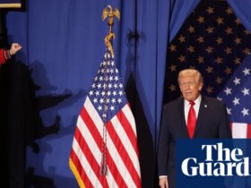 Trump attacks old foe Biden – but presidential parallels hard to avoid