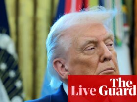Trump files up to $10bn lawsuit against BBC over edit of Capitol speech – US politics live